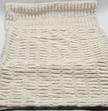 MIULEE Set of 2 Decorative Pillow Covers 18x18 Sofa Couch White Textured...