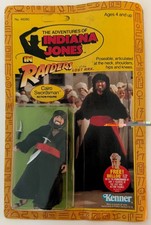 1982 KENNER INDIANA JONES CAIRO SWORDSMAN SEALED ON CARD..