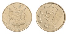 Namibia 5 Dollars, 1993-2023, KM #5, Mint
