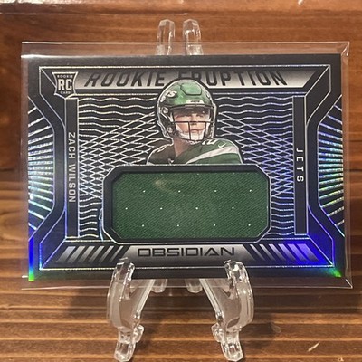 2021 Panini Obsidian - Rookie Eruption Zach Wilson #RE-ZW /100 (MEM, RC)