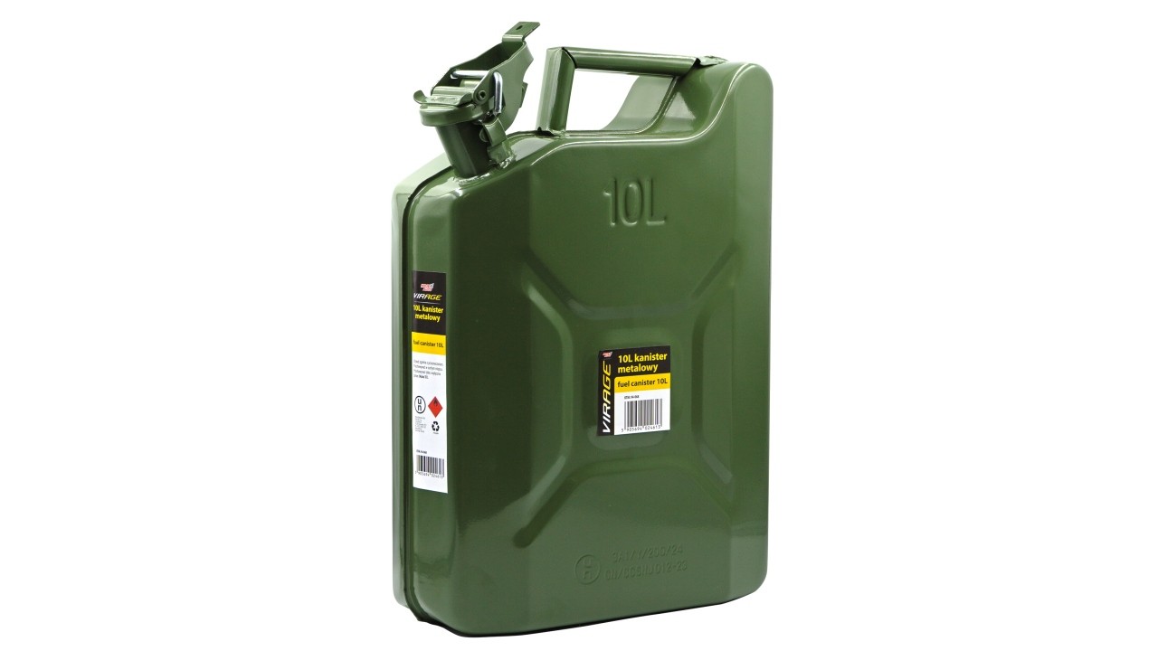 Fits VIRAGE 94-068 fuel canister 10L metal VIRAGE green - UN certificate
