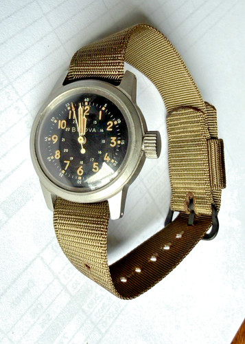 Vintage 1950s Bulova Air Force Pilot Navigator Military Watch Type A17A