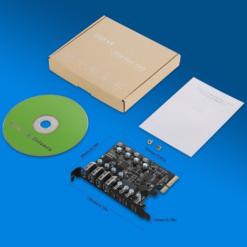 8-Port 20G USB3.2 Type-C PCIE Desktop Expansion Card PCI-E Adapter 20G ULANSON - Picture 8 of 8