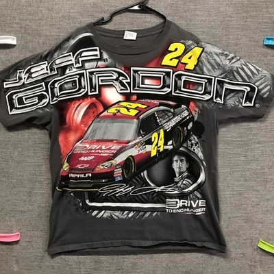 Jeff Gordon Shirt Mens XL NASCAR Drive To End Hunger 24 Chase Authentics Tee