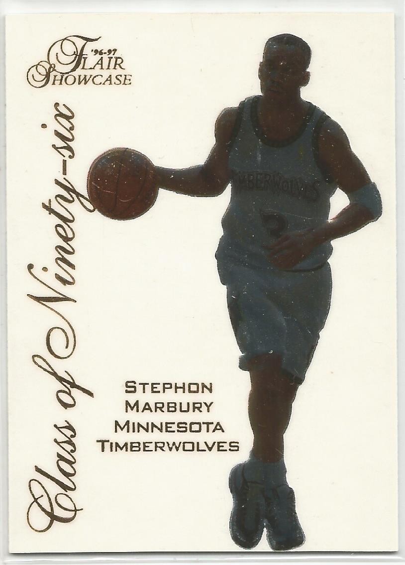 Stephon Marbury 1996/97 Flair Showcase Class of Ninety-Six Rookie