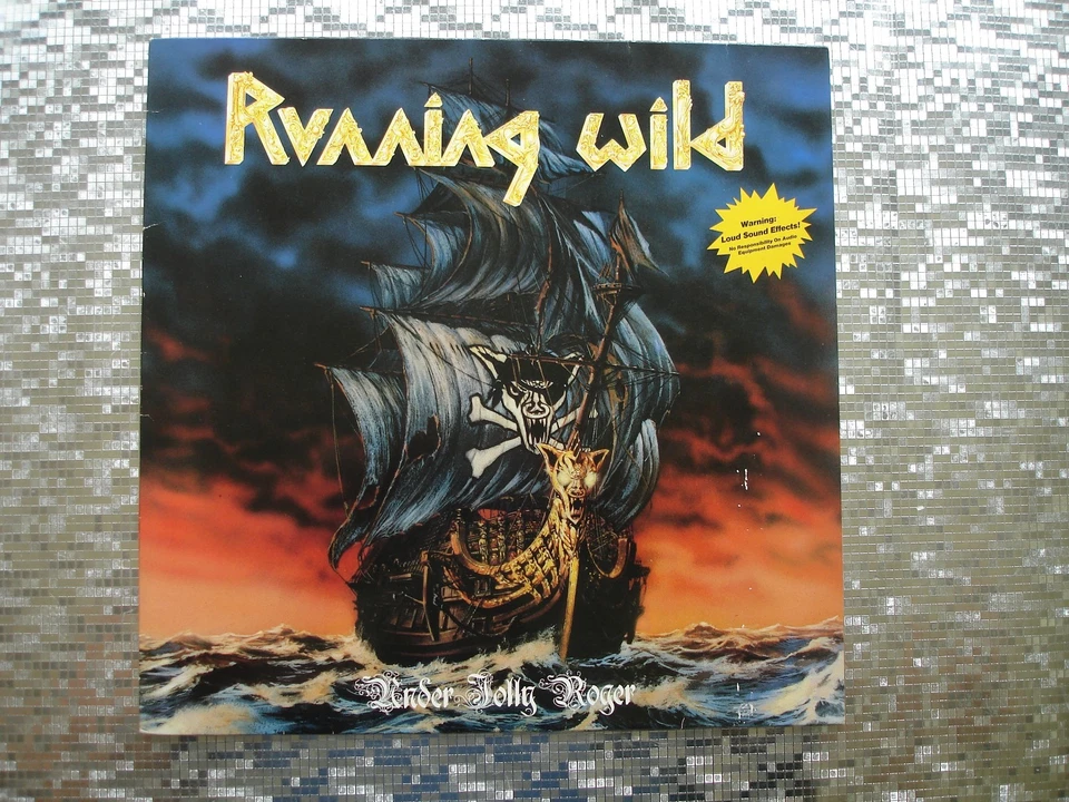 Running Wild ~ Under Jolly Roger ~ GERMAN IMPORT LP Noise International – N 0062 - Image 3 of 4
