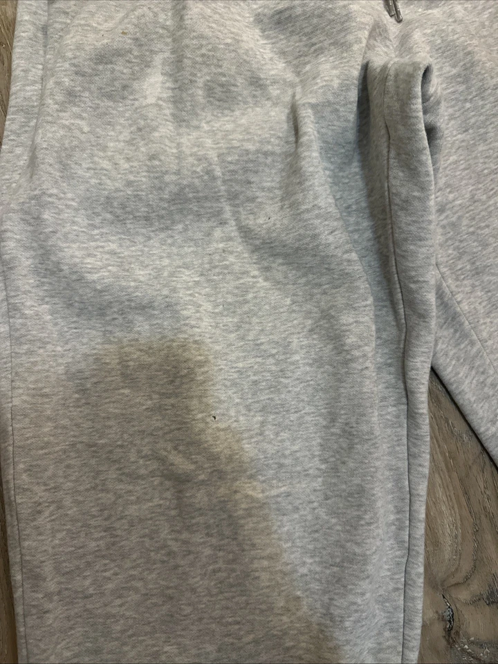 Pantalones deportivos vintage Nike grises holgados Y2K etiqueta plateada negros Swish adulto XL Foto 4 de 4