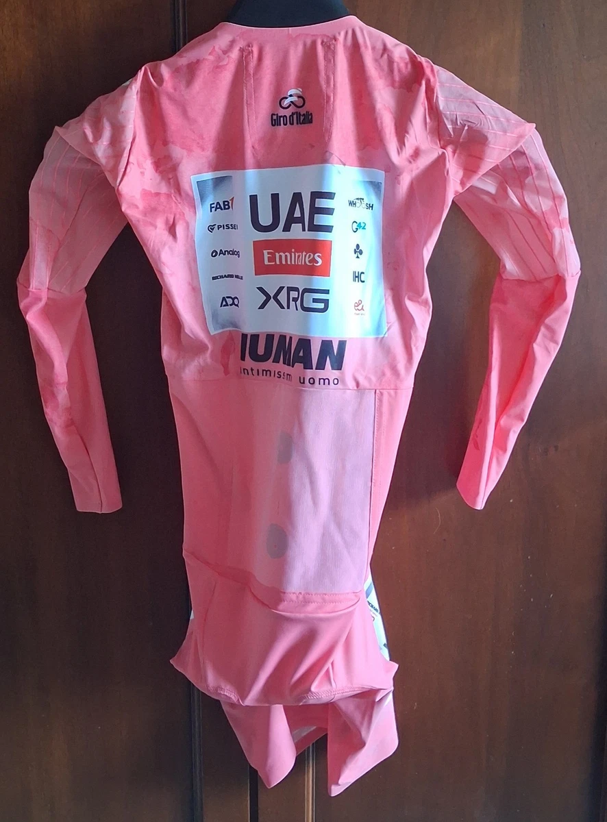 Castelli Body Crono Rosa Giro de Italia 2025 Del Toro Uae Tour Vuelta Pogacar