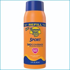 Banana Boat Sport 360 Coverage Sunscreen Mist Refill - 5.5 fl oz SPF 50+ Brand 1.65 per gallon