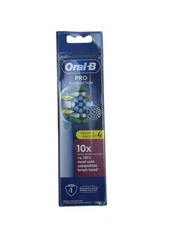 Oral B PRO Floss Action Replacement Toothbrush Heads - 4 Count - White