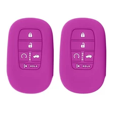 2PCS Silicone Key Fob Case, Keyless Entry Remote Control Key Fob Cover Protec...