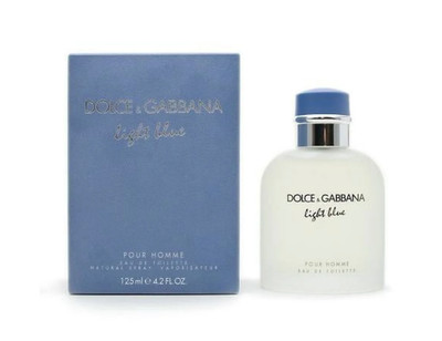 Light Blue Pour Homme By Dolce & Gabbana for Men 4.2 Oz Eau De Toilette Spray