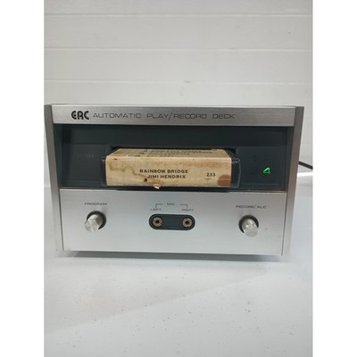 RARE VINTAGE CLEAN ERC 8250 WALNUT WOOD GRAIN 8 EIGHT TRACK PLAYER