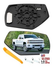 Right Side Heated Mirror Compatible with Silverado GMC Right Passenger Side