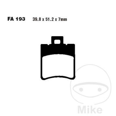 EBC SINTERED BRAKE PADS HH SCOOTER ALTN:7870389/7870115