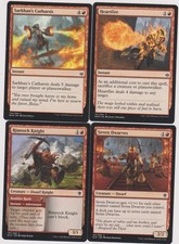 RED DWARF KNIGHT DECK 40 CARDS N-MINT MTG MAGIC CC-9  STARTER DECK