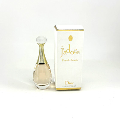 J'ADORE DIOR eau de toilette 5 ml 0.17 fl.oz miniperfume new in box