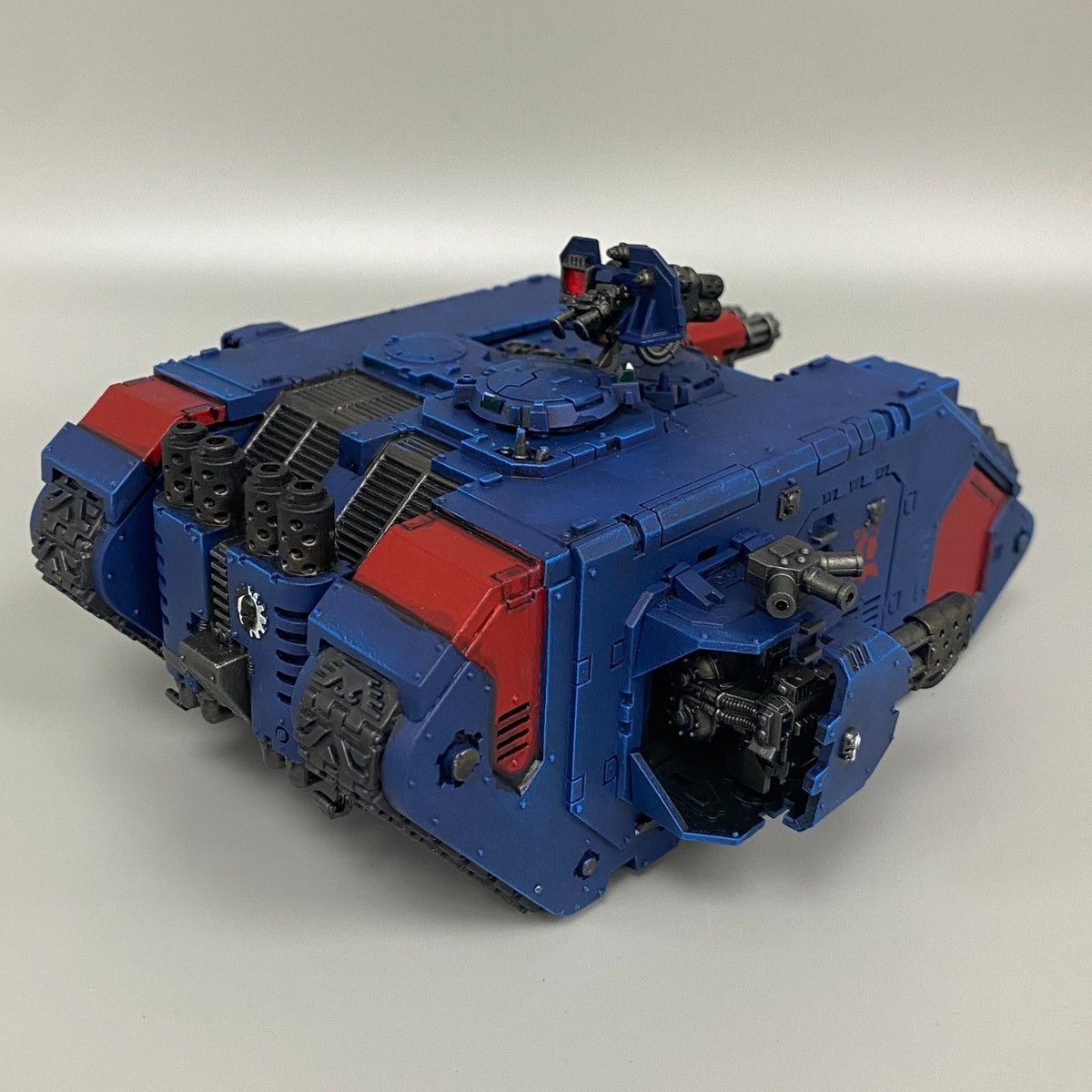 Warhammer 40K Space Marines Land Raider Crusader – Cannone Tempesta Di Fiamma – Scatola Pezzi