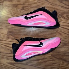Nike AOne Pink/Black Colorblock Low Top Lace-...