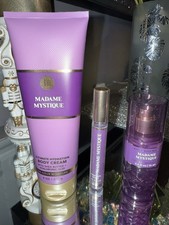 Bath Body Works Madame Mystique 3 Pc Set Body Cream TRAVEL Mist PURSE Perfume