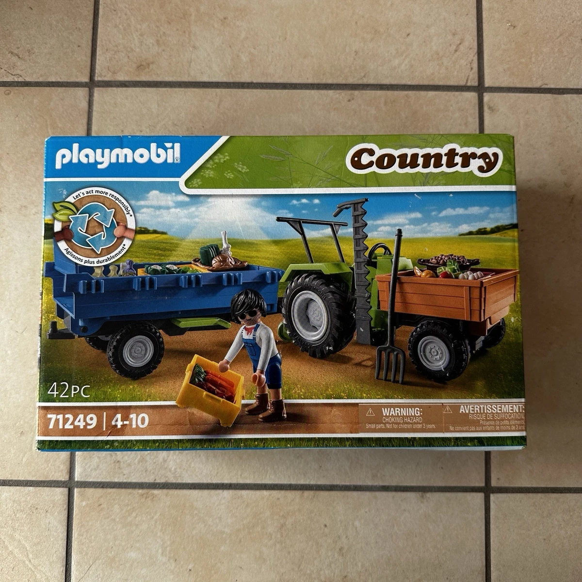 PLAYMOBIL 6213 - Hangar pour machines