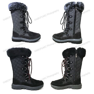 Womens Winter Boots Waterproof Suede 