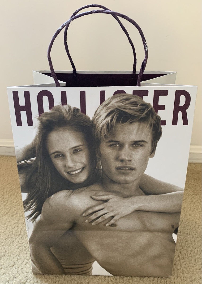 HOLLISTER paper shopping gift bag authentic 12x9x6.5