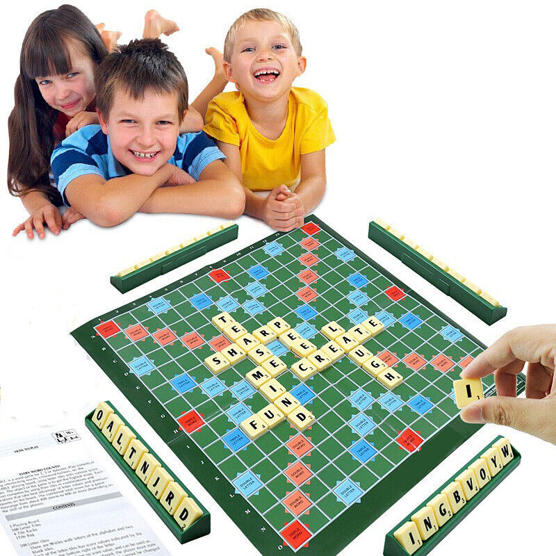 Original Scrabble Board Game Family Kids Adults Educational Toys Puzzle Game new