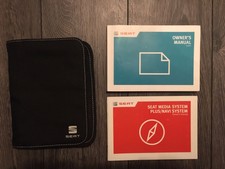 SEAT LEON Mk3 HANDBOOK MEDIA SYSTEM TOUCH COLOUR OWNERS MANUAL WALLET 2013-2017