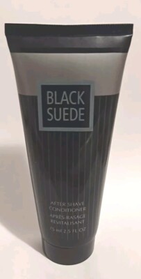 Avon Men's BLACK SUEDE Aftershave Conditioner 2.5 oz. /  75ml After Shave Balm 