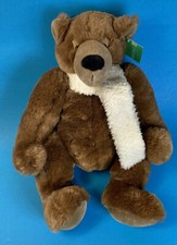 KIK-ERIK-I SIGIKID TEDDY BÄR mit Schal - STOFFTIER - 35 CM - unbespielt