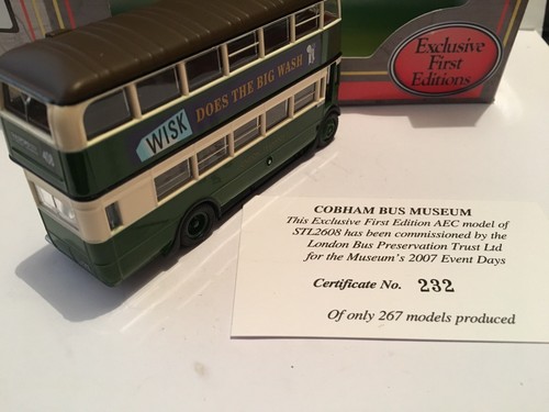 1/76 EFE 27810B – Roof Box AEC STL Class Double Deck Bus - Cobham Bus Museum - Picture 2 of 3