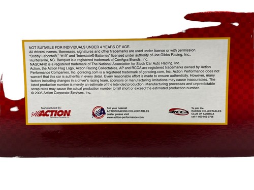 Action #19 Bobby Labonte 2005 Banquet Monte Carlo 1:24 Limited Edition New - Picture 5 of 5