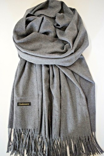 Basic CASHMERE Schal  lang + breit, mit Fransen, super weich, Top Farbauswahl - Bild 47 von 79