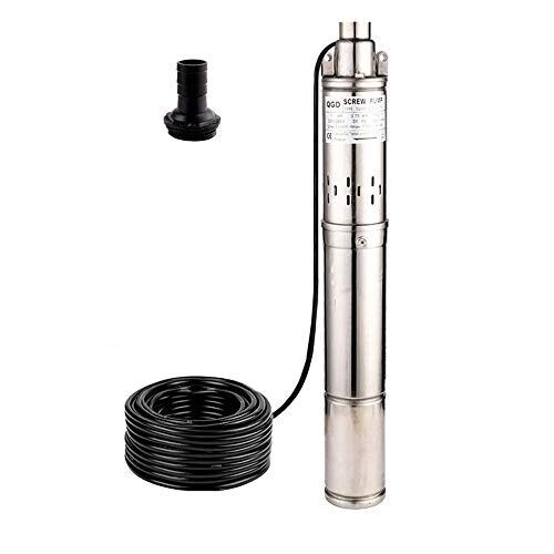 SHYLIYU 3" 1HP Screw Pump Deep Well Pump Submersible Water Pump 220V/50Hz 750W - Picture 1 of 11