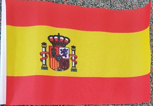 Spanish Hand Table Flag Spain Madrid Espana Malaga Tapas Bar Cerveza Football bn - Picture 19 of 28