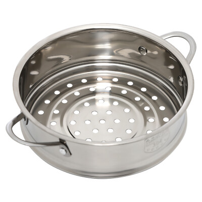 #ad 1 Tier Steam Pot Insert Stainless Steel Steamer Grid Meat Vegetable Cooking $18.60
