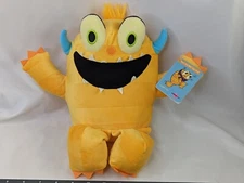 Kohls Dont Play With Your Food Plush Monster Yellow Stuffed Animal Toy