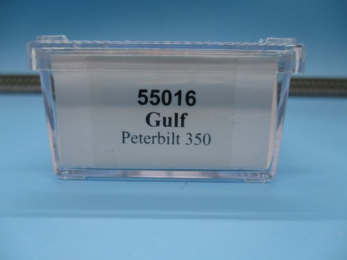 TRAINWORX N SCALE PETERBILT 350 TRACTOR & TANKER TRAILER- GULF -AMAZING DETAIL!! - Picture 8 of 9