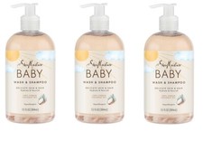 BL Shea Moisture Baby Wash And Shampoo Hydrate  Nourish 13oz X 3 Packs