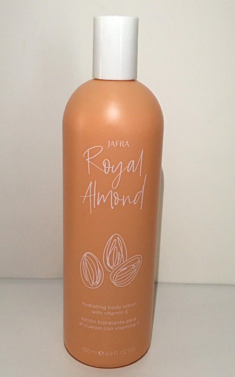 Jafra Royal Almond Rich Body Oil With Vitamin E 16.9 OZ Brand New & Sealed