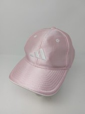 adidas Womens Strap Back Hat Pink Shiny Polyester Cap