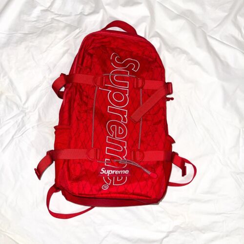 UNUSED LOUIS VUITTON x SUPREME M53414 Epi Christopher PM Backpack