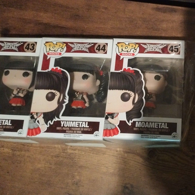 Funko POP! BABYMETAL Su-Metal Yuimetal Moametal plush figure 