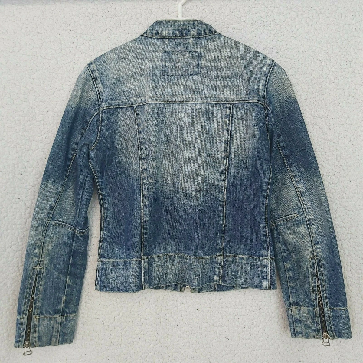 Lee Cooper Vintage Jeans Jacket Zipper Denim Women s Jacket