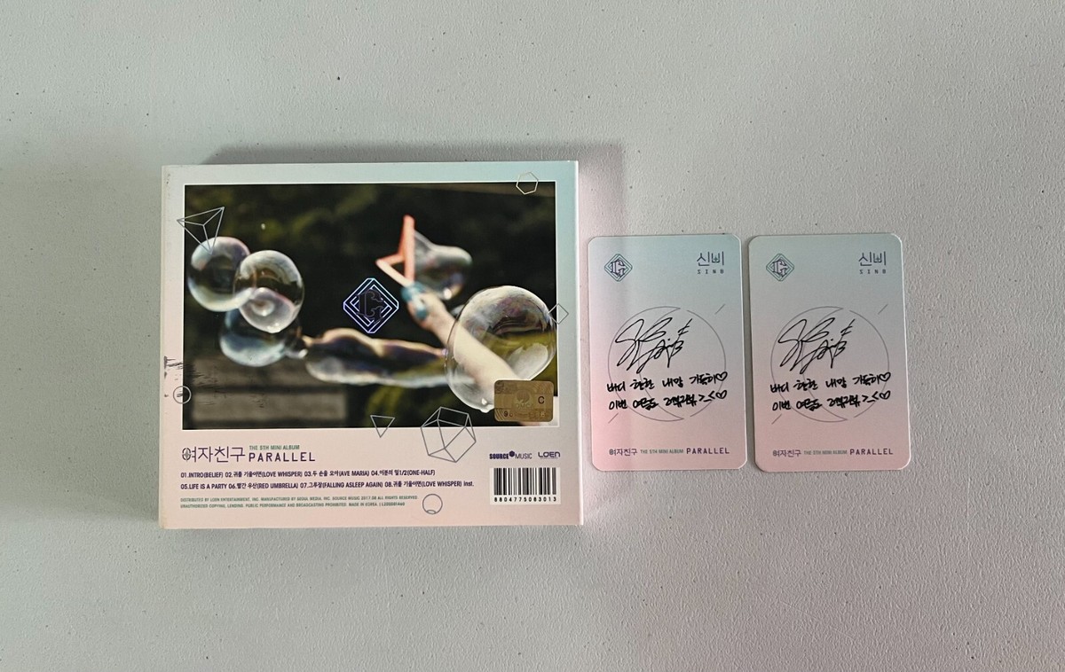 GFRIEND 5TH MINI ALBUM PARALLEL ALL MEMBER SIGNED WITH SINB