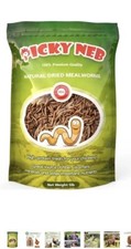 PICKY NEB 100 Non-GMO Dried Mealworms 5 lb - Whole Large Meal Worms Bulk - H...