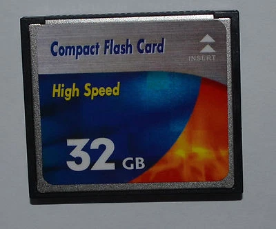 Speicherkarte 32 GB Compact Flash card High Speed für Kamera Canon EOS 400D