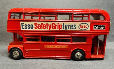 Autobús Routemaster De Dos Pisos De Dinky Toys, Neumáticos Esso Safety Grip, Ruta 221 - México