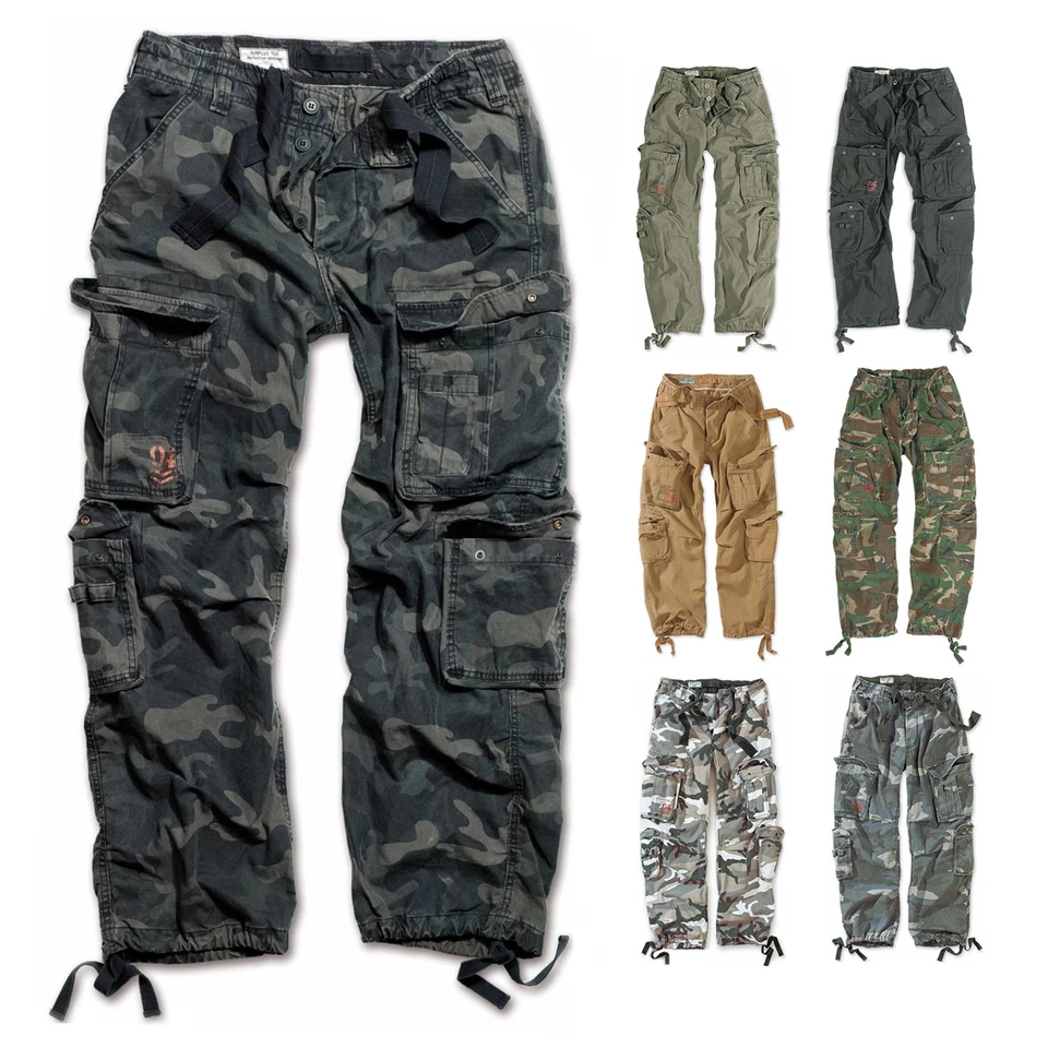 SURPLUS RAW VINTAGE SURPLUS™ Raw Vintage Cargo Hose AIRBORNE VINTAGE Trousers US Streetwear Pants